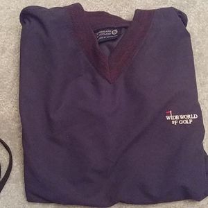 Short sleeve golf jacket